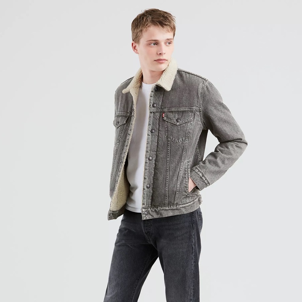 Levi’s Vintage Fit Sherpa Denim Trucker Jacket
